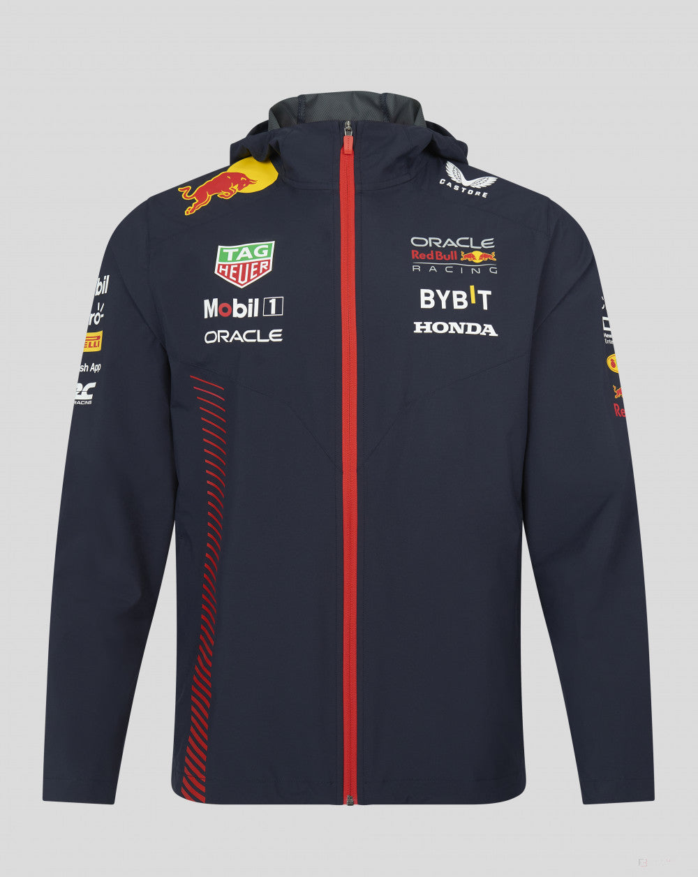 Red Bull Racing jacket, water resistant, team, blue, 2023