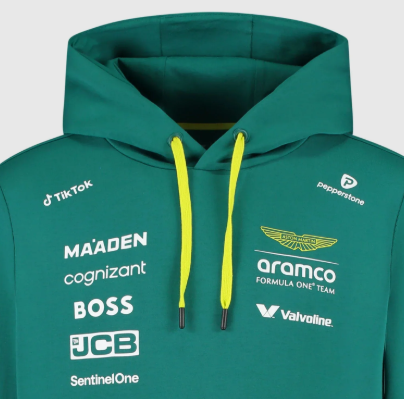 Aston Martin AMF1, Pilota, Felpa, Verde 🔥