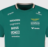 Aston Martin AMF1, Team, Maglietta, Fernando Alonso, Verde 🔥