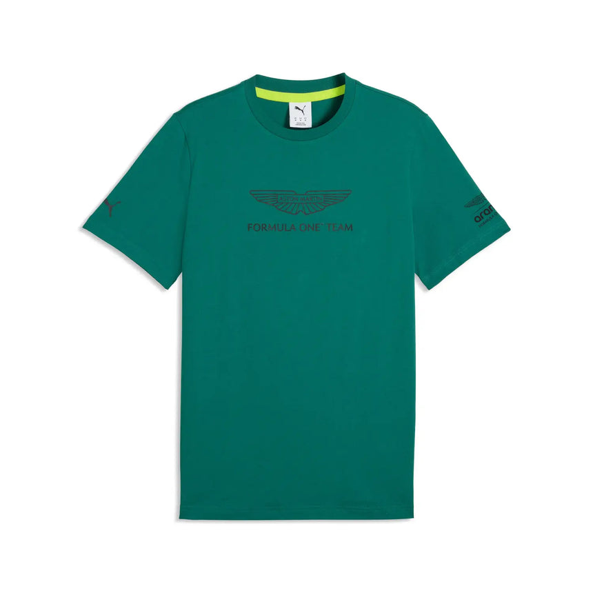 Aston Martin T-shirt, Essential, grande logo, verde
