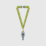 Ayrton Senna lanyard, blu