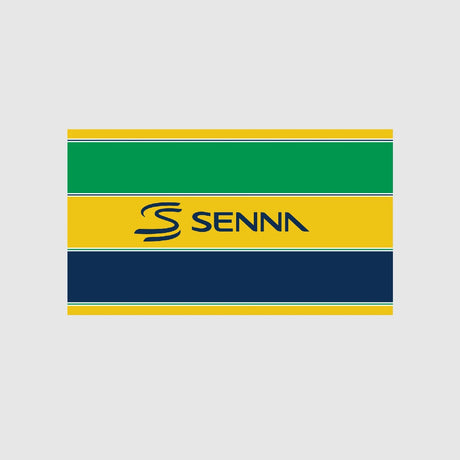 Bandiera Ayrton Senna, gialla