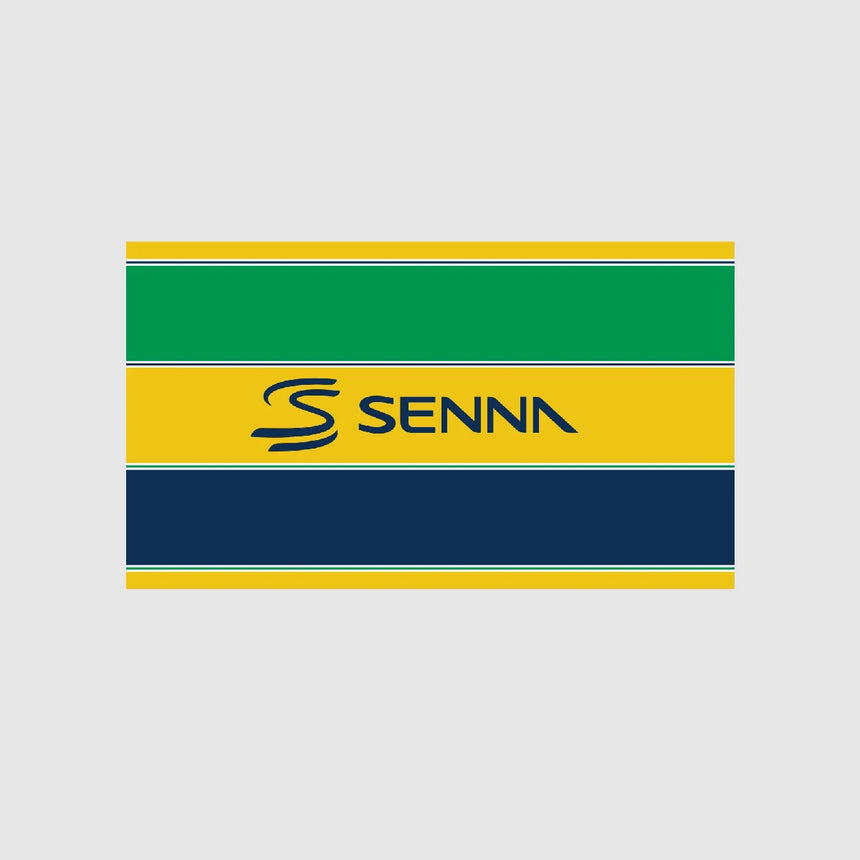Bandiera Ayrton Senna, gialla
