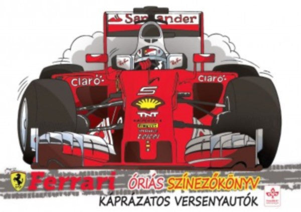 Ferrari óriás színezőkönyv - Könyv