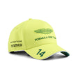 Cappellino Aston Martin, squadra, Fernando Alonso, Puma, lime, 2026
