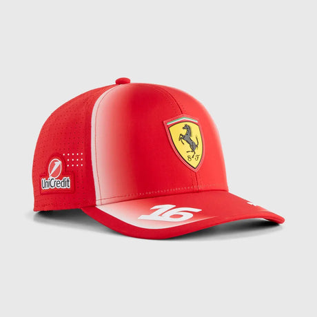 Cappellino Ferrari, squadra, Charles Leclerc, Puma, bambino, rosso
