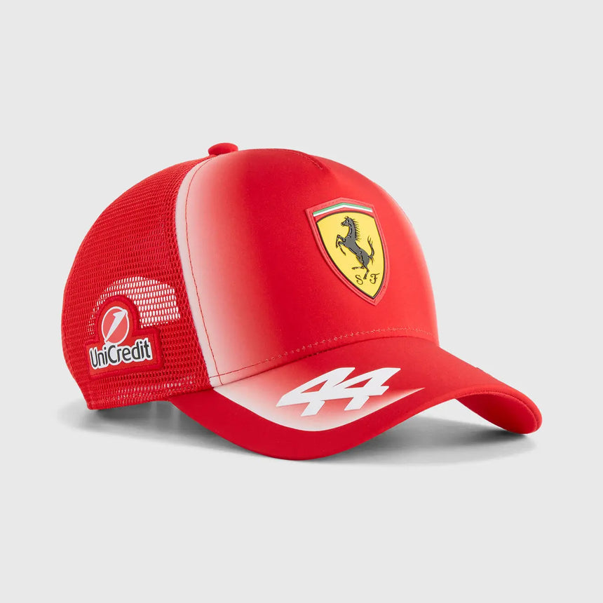 Cappellino Ferrari Trucker, squadra, Lewis Hamilton, bambini, rosso