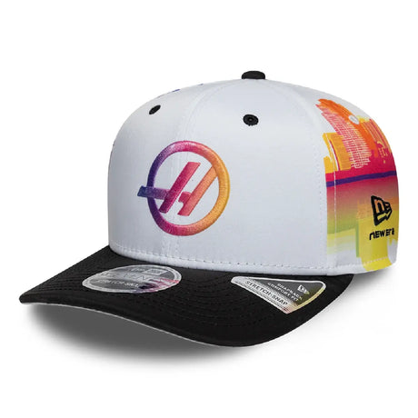 Cappellino Haas F1, 9SEVENTY, New Era, Edizione Speciale Miami, bianco, 2026