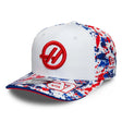 Cappellino Haas F1, squadra, Oliver Bearman, 9SEVENTY, New Era, Edizione Speciale Silverstone, bianco, 2026