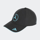 Cappellino Mercedes, squadra, adidas, George Russell, nero