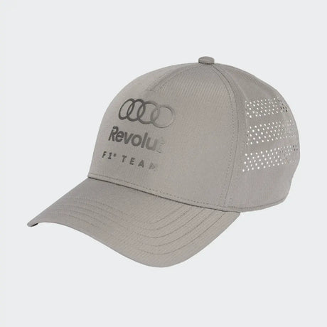 Cappellino Trucker Audi, squadra, meccanici, adidas, grigio, 2026