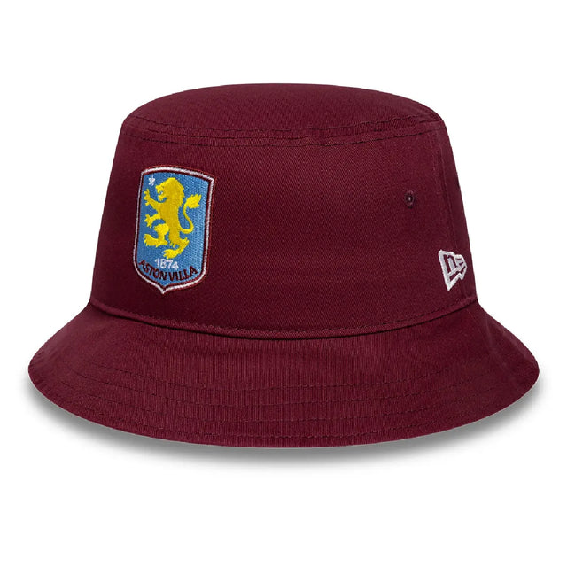 Cappello a secchiello Aston Villa, rosso