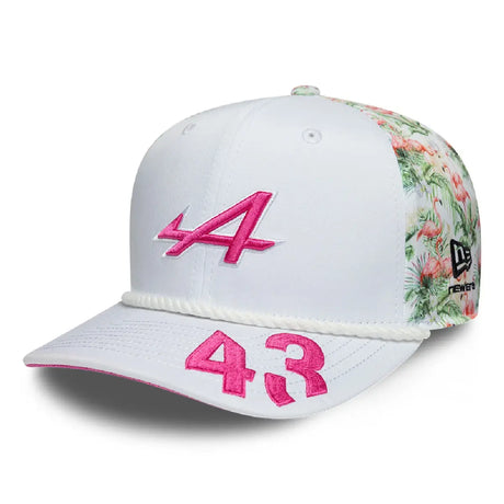 Cappello Alpesi, Team Franco Colapinto, 9SEVENTY, New Era, Edizione Speciale Miami, bianco, 2026