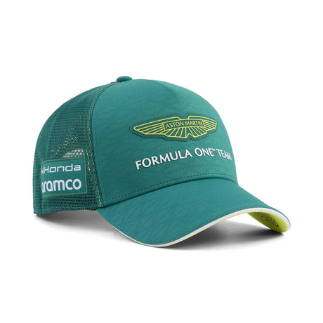 Cappello Aston Martin, squadra, Lance Stroll, Puma, verde, 2026