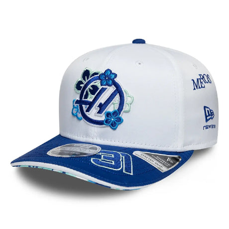 Cappello Haas F1, squadra, Esteban Ocon, 9SEVENTY, New Era, Edizione Speciale Giappone, bianco, 2026