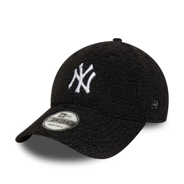Cappello New York Yankees, borg invernale, New Era, 9FORTY, nero