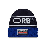 Cappello Red Bull, squadra, lavorazione a coste, blu, 2026