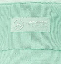 Mercedes bucket hat, retro cord, menta