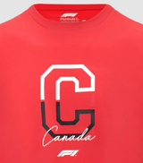 F1 Fanwear Canada GP, Maglietta, Rosso, 2022,