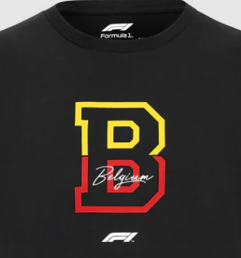F1 Fanwear Spa GP SE, Maglietta, Nero, 2022