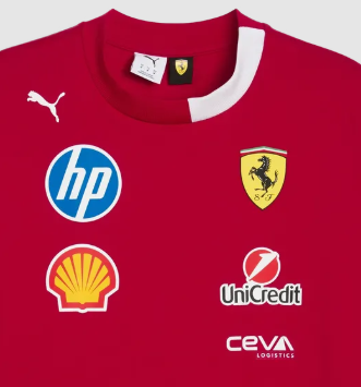 Scuderia Ferrari Drivers Oversized Maglietta Girocollo 🔥