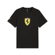 Ferrari t-shirt, scudo colorato, nero