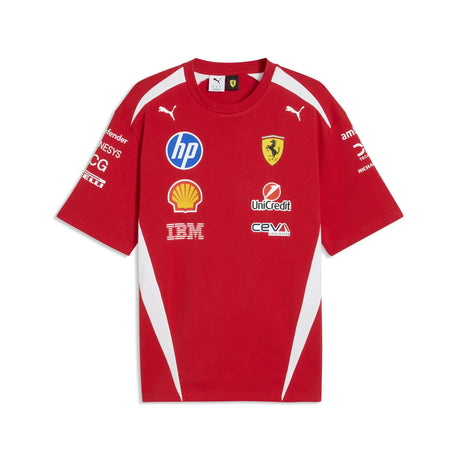 Ferrari t-shirt, squadra, piloti originali, rossa, 2026