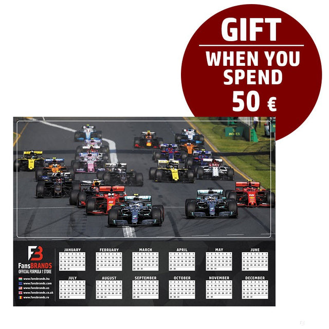 Formula 1 Calendario delle auto di corsa - FansBRANDS®