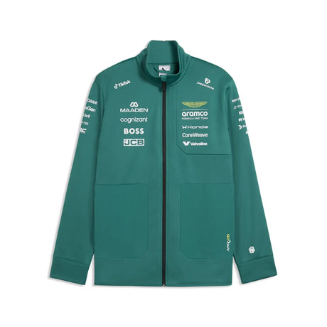 Giacca softshell Aston Martin, squadra, Puma, verde, 2026