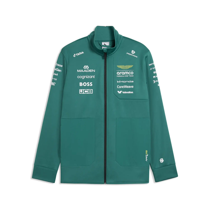 Giacca softshell Aston Martin, squadra, Puma, verde, 2026