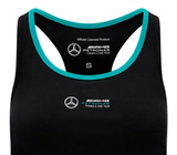 Mercedes Top, Racerback, Damen, Schwarz