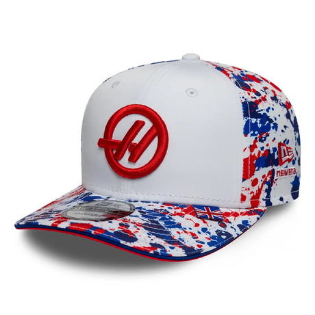 Haas F1 cappellino, squadra, 9SEVENTY, New Era, Edizione Speciale Silverstone, bianco, 2026