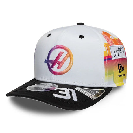 Haas F1 cappellino, squadra, Esteban Ocon, 9SEVENTY, New Era, Edizione Speciale Miami, bianco, 2026