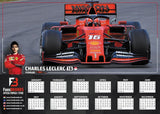 Charles Leclerc Calendario delle auto di corsa - FansBRANDS®