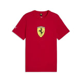Maglietta Ferrari, scudo colorato, rosso