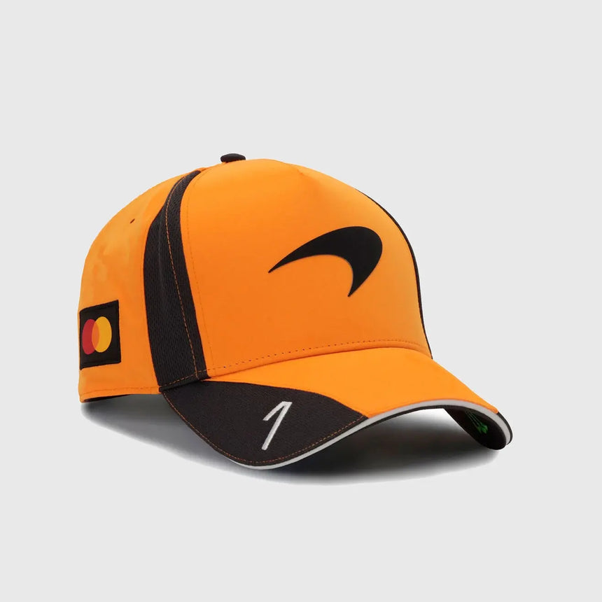 McLaren cappellino, squadra, Lando Norris, papaya
