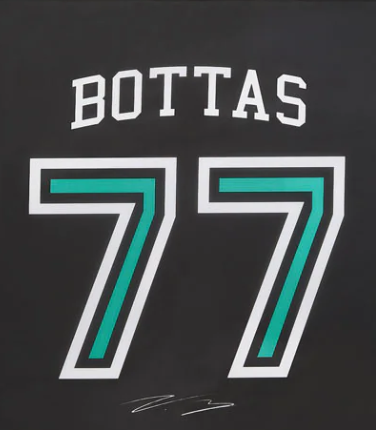 Mercedes Valtteri Bottas Banderia, 120x90 cm, 2021