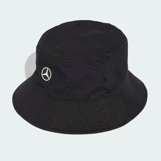 Mercedes cappello a secchiello, squadra, meccanici, adidas, nero, 2026