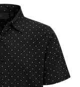 Mercedes Shirt, Polka Dot, Black