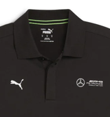 Mercedes t-shirt collo camicia, Puma, Essential, nero