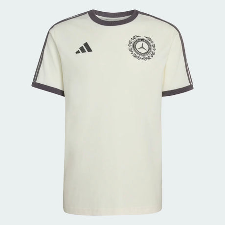 Mercedes, t-shirt, icona Silver Arrows, adidas, bianco