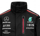 Mercedes rain giacca, Squadra, Nero, 2023