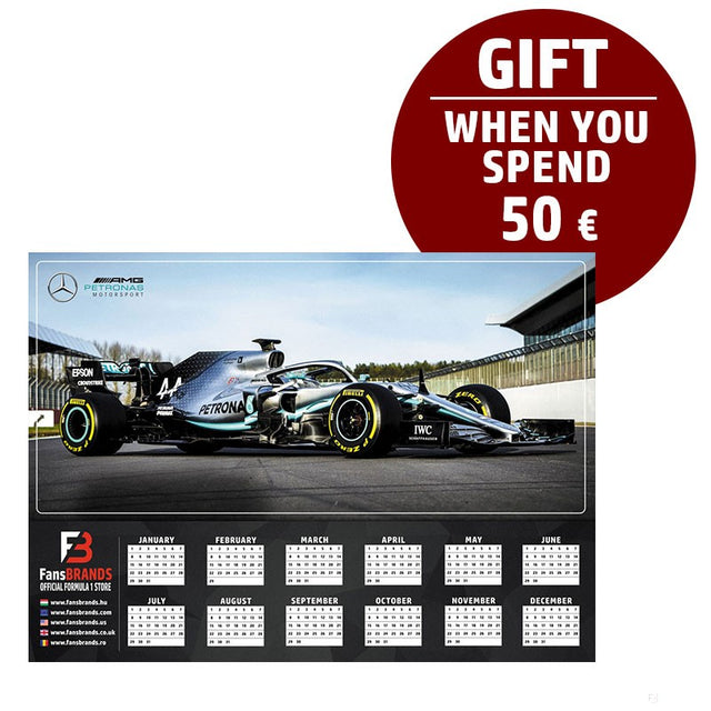 Mercedes AMG Petronas Calendario delle auto di corsa - FansBRANDS®