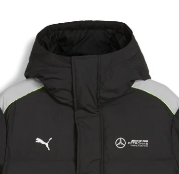 Mercedes giacca, Puma, MT7+ Ecolite, imbottita, nero