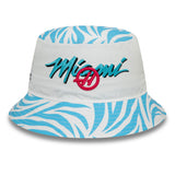 Cappello a secchiello Haas, NEW ERA, Miami, Adulto, bianco, 2024