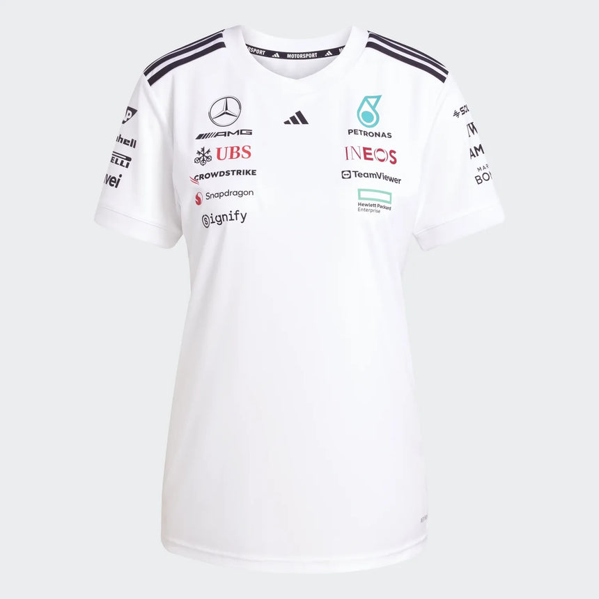 Mercedes Kurzarm-Piloten-T-Shirt – Damen 🔥