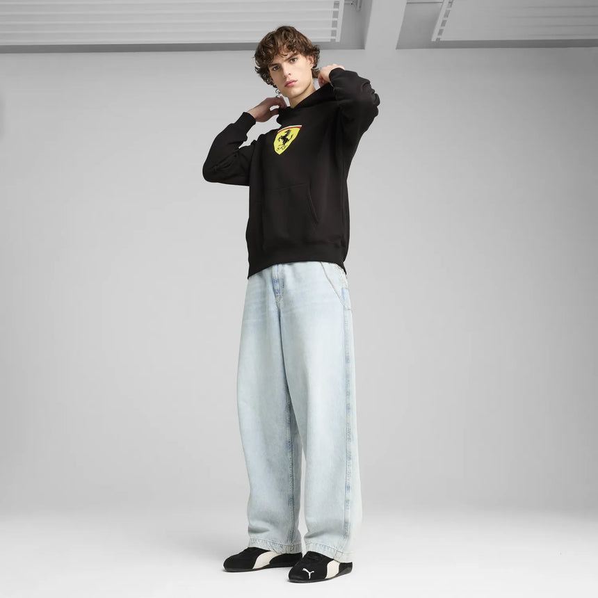 Ferrari Race Hoodie – Schwarz 🔥