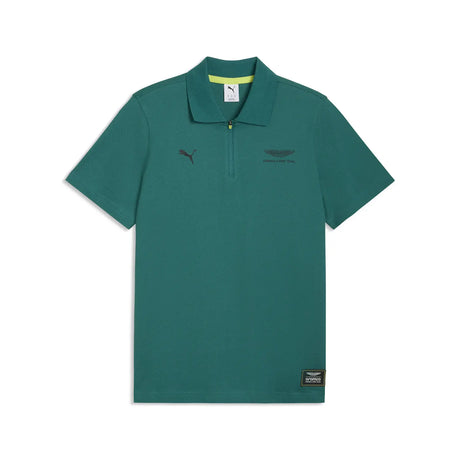 Polo Aston Martin, Jacquard, vestibilità normale, Puma, verde