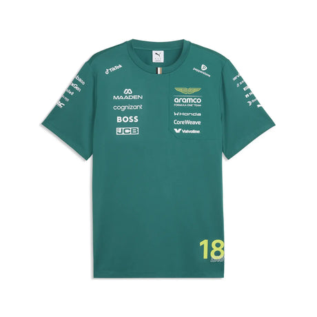 Polo Aston Martin, Lance Stroll, squadra, Puma, verde, 2026