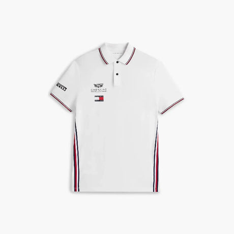 Polo Cadillac F1, squadra, Tommy Hilfiger, bianco, 2026